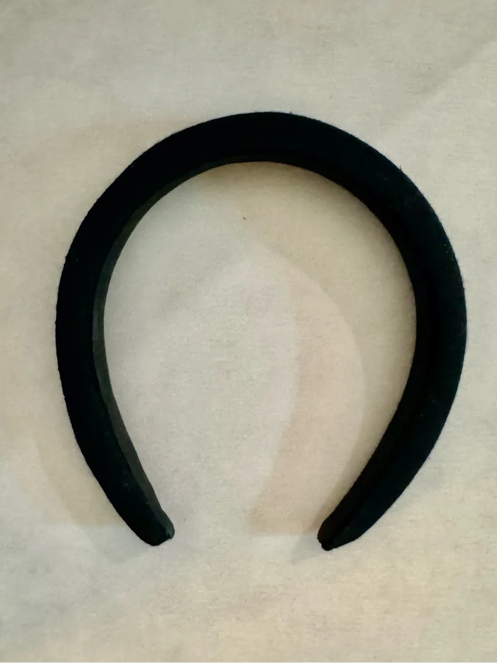 Madewell Padded Linen Headband, True Black - Women Accessories Item NN225
